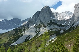 山,高峰,雪
