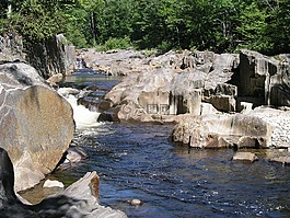 庫斯峽谷,緬因州,河