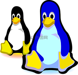 penquins,坐,藍(lán)色