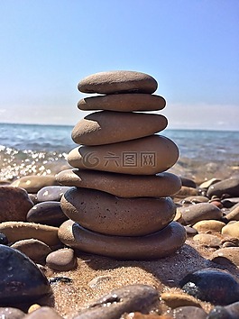 石,平衡,禪宗