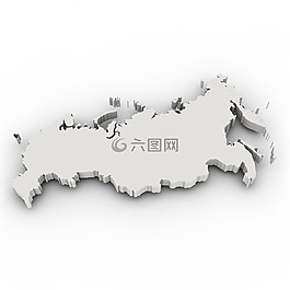 地圖,俄羅斯,邊框