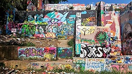 涂鴉墻,austin 德州,奧斯汀