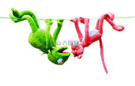 柯,粉紅豹,毛絨玩具