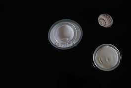化妝品,面霜,外殼的蝸牛
