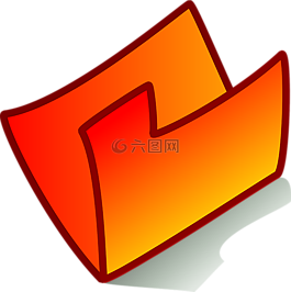 文件夾,橙色,主題