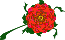 抽象,花,綠色