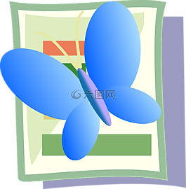 蝴蝶,昆蟲,藍色