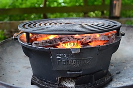 dutchoven,燒烤,烤架