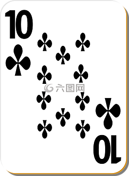 撲克牌,十,俱樂部