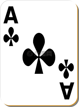 撲克牌,ace,俱樂部