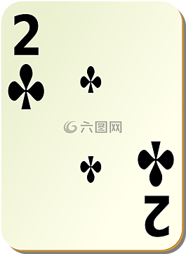 兩,俱樂部,玩撲克牌