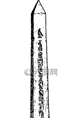 古代,埃及,monolith