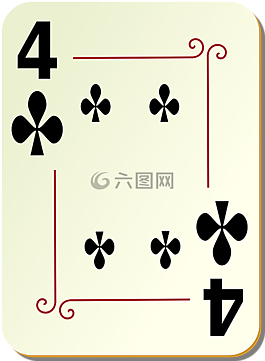四,俱樂部,玩撲克牌