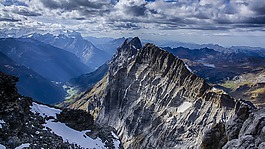 高山,雪,瑞士