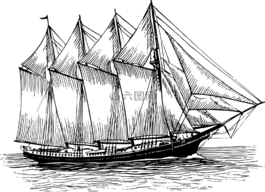 船,海洋,帆