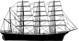 船,海洋,帆