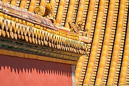 屋頂,中國,龍