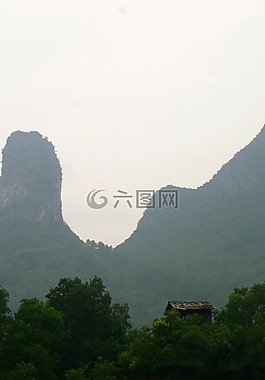 古林,山,水