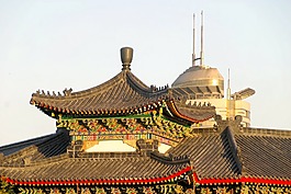 屋頂,中國,龍