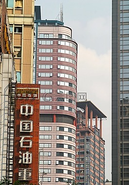 正面,玻璃,石