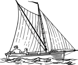 船,海洋,帆