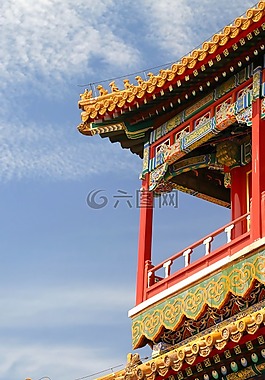 屋頂,中國,龍