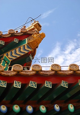 屋頂,中國,龍