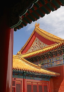屋頂,中國,龍