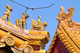 屋頂,中國,龍