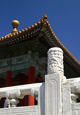 屋頂,中國,龍