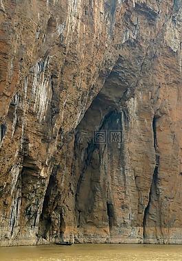 河,峡谷,岩