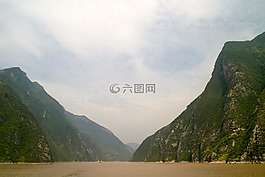 河,峡谷,岩