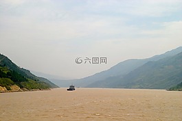 河,峡谷,岩