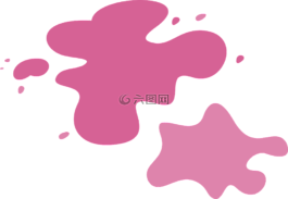 點,粉色,濺