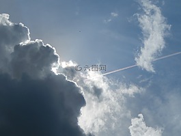天空,云,機(jī)