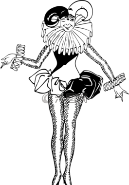 小丑,女子,女性