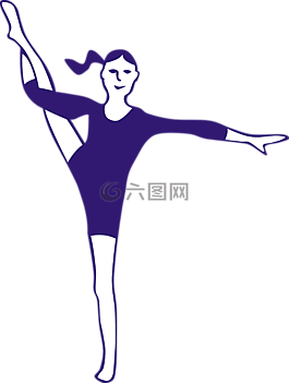 女孩,體操,演習(xí)