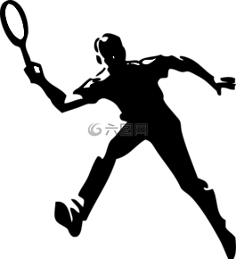 播放,網(wǎng)球,黑色和白色