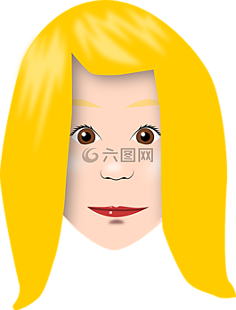 女孩,臉,人類