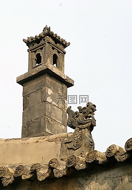 屋頂,中國,龍