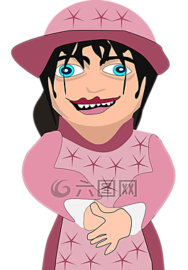 鬼,連衣裙,女子