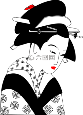 日本,女子,夫人