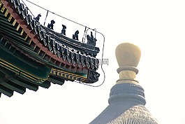 屋頂,中國,龍