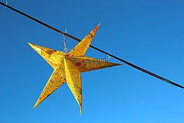 明星,红色,圣诞节