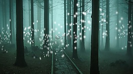 幻想,景觀,森林