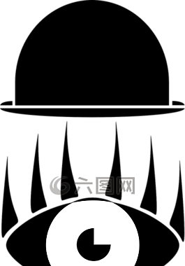 眼,帽子,棒