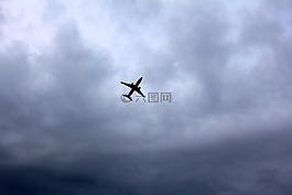 飛機,天空,飛