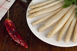蘆筍,辣椒