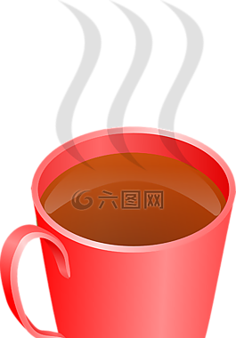 咖啡,杯,熱
