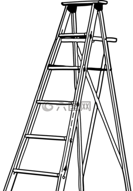 階梯,鋁,可折疊